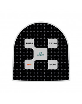 Ventilador para pie con ionizador Clean Air Optima CA-405 panel de accionamiento superior