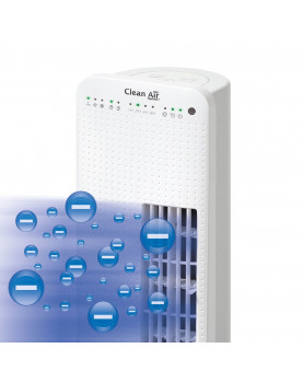 Ventilador para pie con ionizador Clean Air Optima CA-405 con limpieza de aire