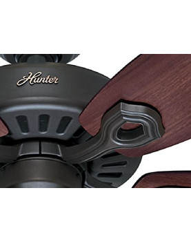 Ventilador de techo Hunter Builder Elite 132 color nuevo bronce sin luz