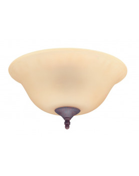 Kit de luz Amber Bowl 24125 para ventiladores de techo Hunter
