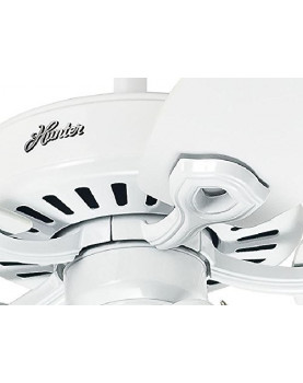 Ventilador de techo Hunter Builder Plus 132 color blanco con luz