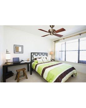 Ventilador de techo Hunter Bayport 107 color latón antiguo silencioso