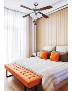 Ventilador para techo con luz Sulion 075438 Hornet aspas reversibles