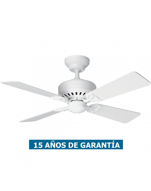 Ventilador de techo Hunter Bayport 107 color blanco