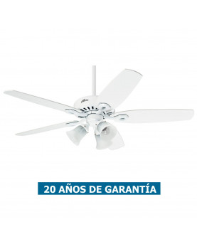 Ventilador de techo con luz Hunter Builder Plus 132
