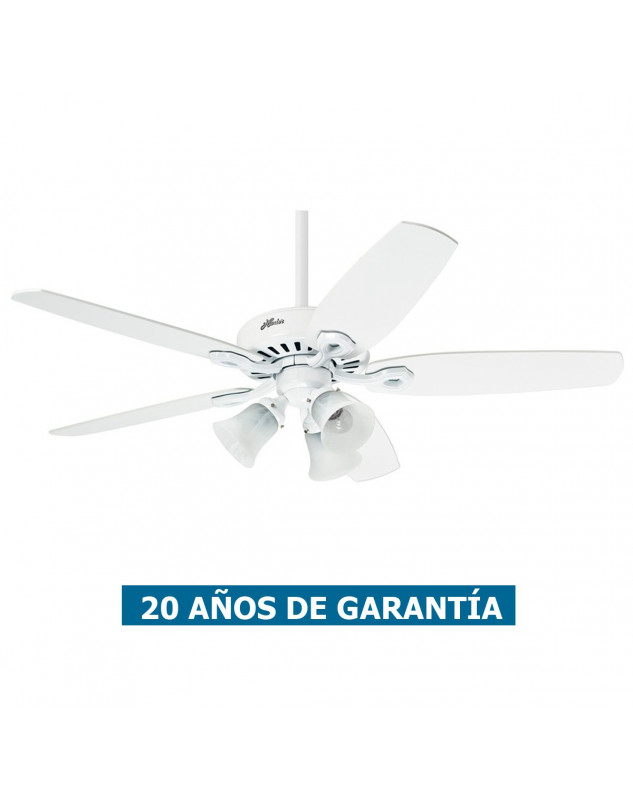 Ventilador de techo con luz Hunter Builder Plus 132