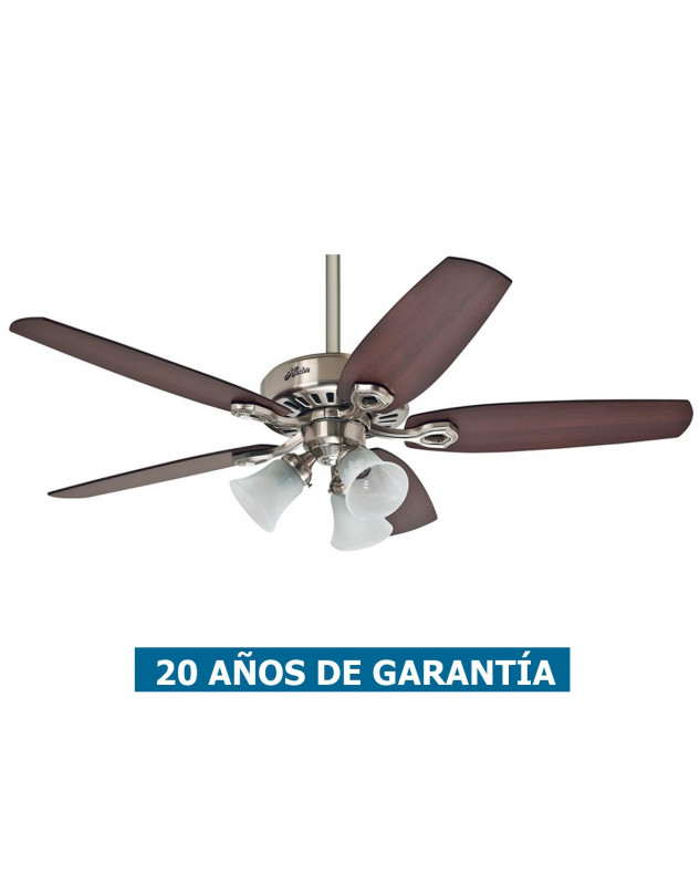 Ventilador de techo con luz Hunter Builder Plus 132