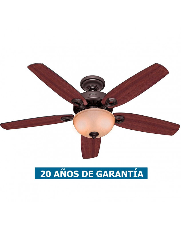Ventilador de techo con luz Hunter Builder Deluxe 132