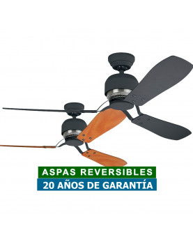 Ventilador de techo Hunter Industrie II color grafito