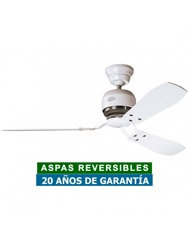 Ventilador de techo Hunter Industrie II color blanco