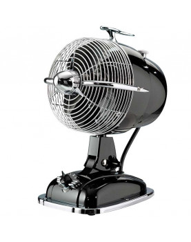 Ventilador de mesa con estilo retro color negro