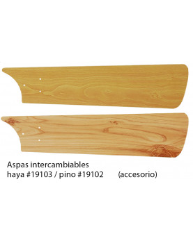 Aspas intercambiables para el ventilador de techo CasaFan 9513265 Rotary 132