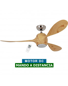 Ventilador de techo con luz Eco Fiore con mando a distancia