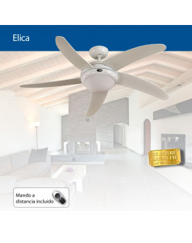 Fotografía del abanico de techo Elica 25 años de garantía