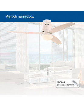 abanico de techo con motor de bajo consumo AERODYNAMIX ECO 132