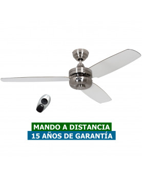Ventilador de techo night flight de casafan con mando y posibilidad de luz