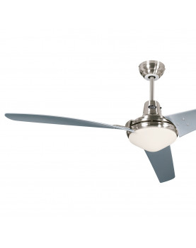 Ventilador de techo con luz CasaFan 9313210 Mirage cromo satinado