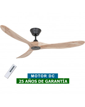 Ventilador de techo CasaFan 315218 Eco Genuino madera maciza color nogal con mando a distancia