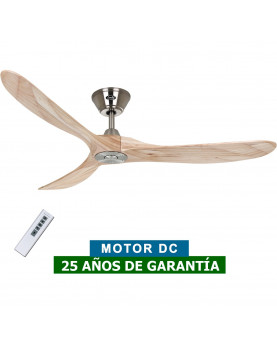 Ventilador de techo CasaFan 315216 Eco Genuino madera maciza color nogal con mando a distancia
