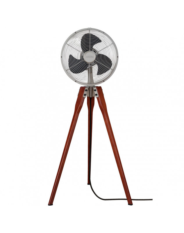 Ventilador de pie Fanimation con soporte de madera