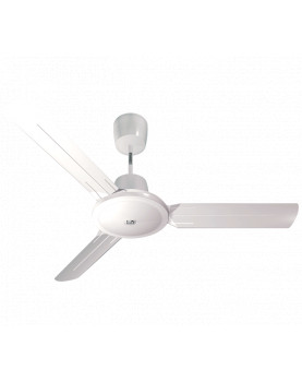 ventilador para oficinas Vortice Nordik Evolution con aspas y motor blanco