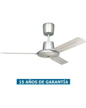 Ventilador de techo para oficinas y restaurantes Vortice plateado