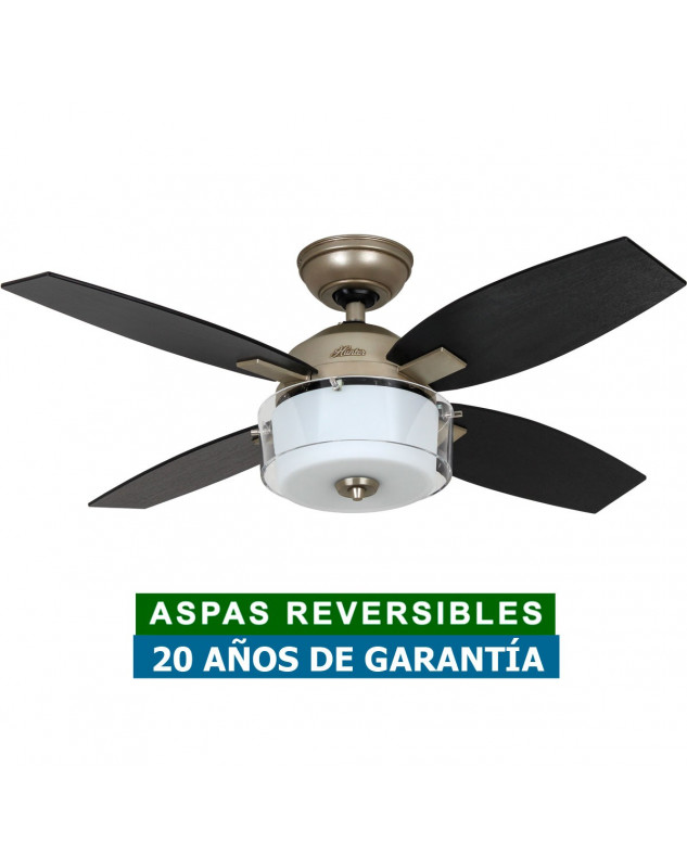 ventilador para el techo con luz Hunter 50619 CENTRAL PARK