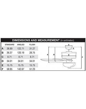 consumo energético Ventilador de techo con luz Hunter 24457 CARIBBEAN BREEZE