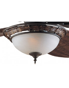 Ventilador de techo con luz con estilo tropical