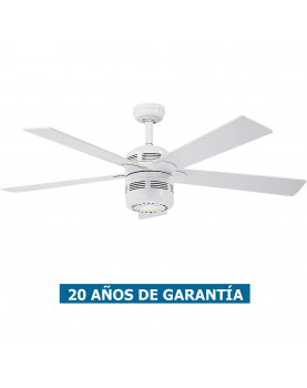 Ventilador de techo con luz CasaFan 513219 ALU de estilo retro