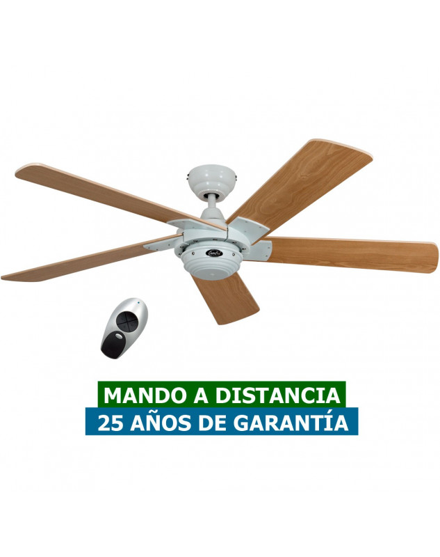 Ventilador para techos CasaFan 9513277 ROTARY 132 haya/ blanco
