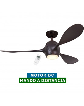 Ventilador de techo con luz Eco Fiore con mando a distancia