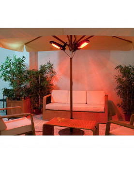 calefactor movible para terrazas y patios