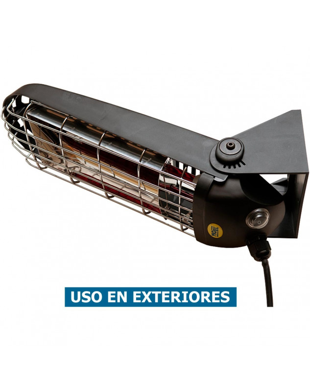 Calefactor halógeno por infrarrojo para terrazas