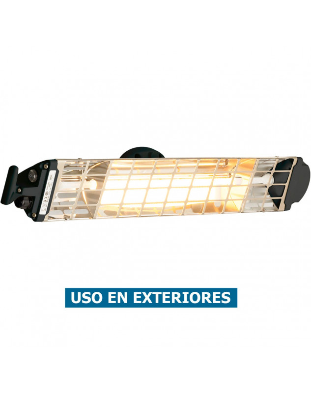Calefactor halógeno por infrarrojo para exteriores FIORE 1800N