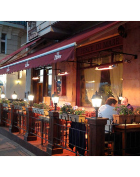 Calefactor halógeno por infrarrojo para bares y terrazas