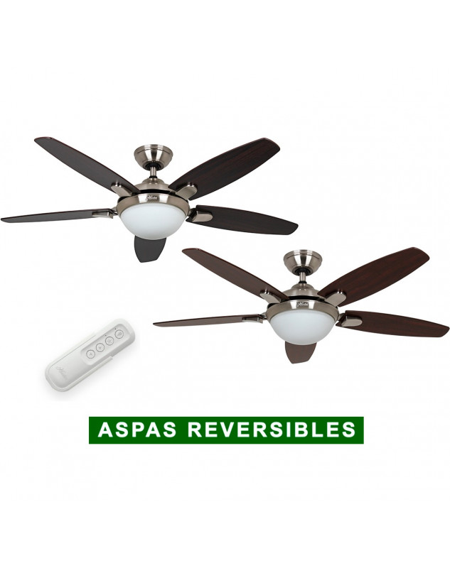 Ventilador de techo con luz Hunter Contempo 132