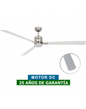 Ventilador de techo con luz ECO NEO II de color blanco o gris