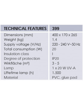 características del matamosquitos de durabilidad para 5 metros
