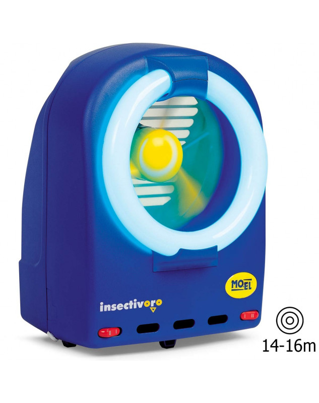 matamosquitos azul para espacios grandes