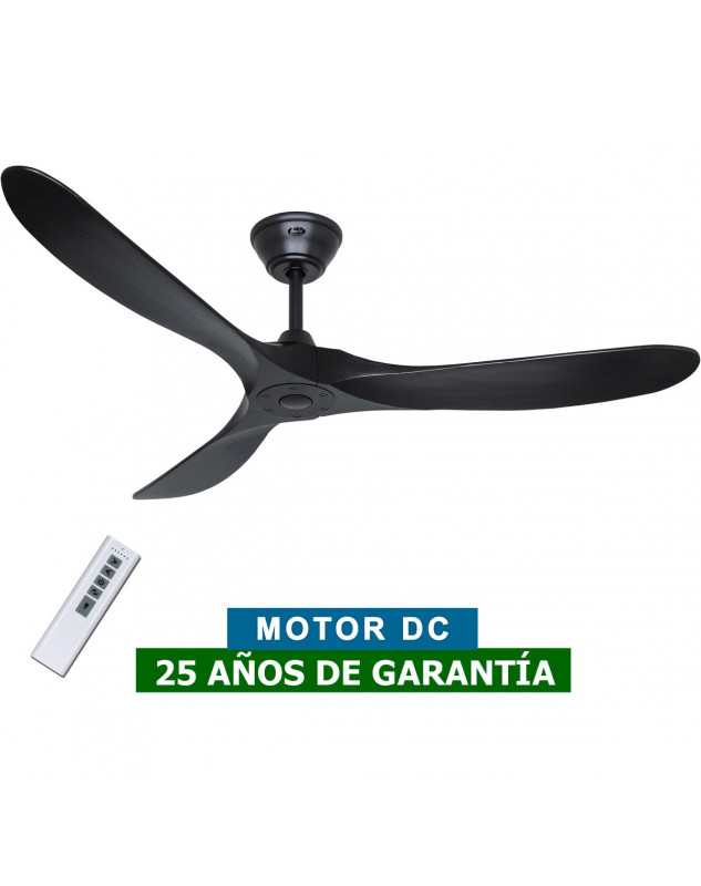Ventilador de techo ECO GENUINO Negro mate