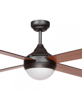 motor negro Ventilador de techo con luz Sulion