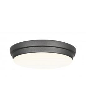 Luz para ventiladores de techos bajo Eco Plano II negro