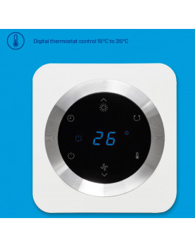 ventilador de pie para invierno y verano CA-904W