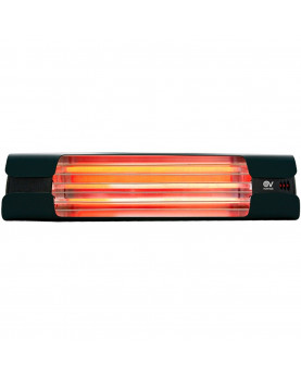 Calentador de cuarzo por infrarrojo Thermologik Design 70004 gris antracita