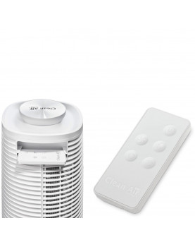 torre ventilador con mando a distancia blanco