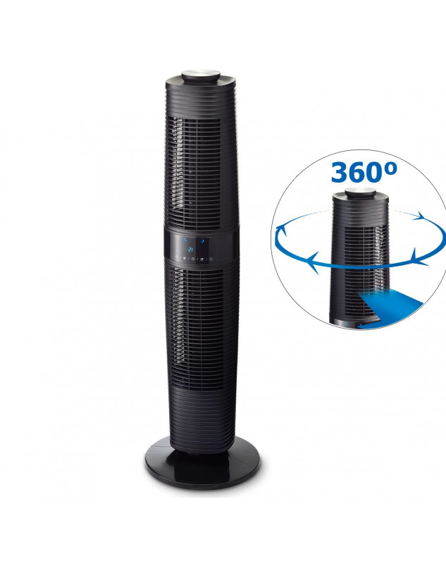 ventilador de torre negro Clean Air Optima CA-406B
