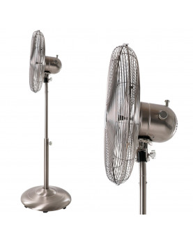 VENTILADOR DE PIE CasaFan 304072 SATIN METAL BREEZE II c