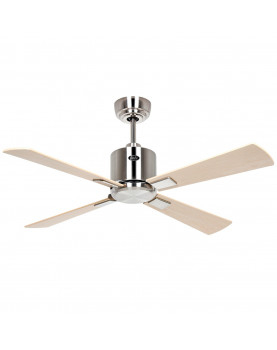 ventilador casafan con aspas de madera eco neo para habitaciones pequeñas