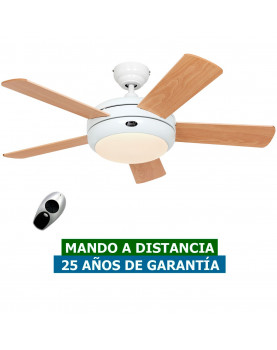 ventilador de techo casafan con luz blanco y garantía